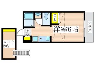 エヴァーグリーン小平【1階】の間取り