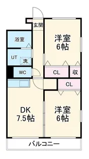 プロムナード23【2階】の間取り