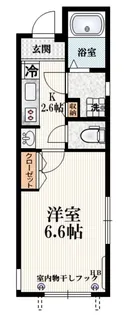 パピルス神楽坂【1階】の間取り
