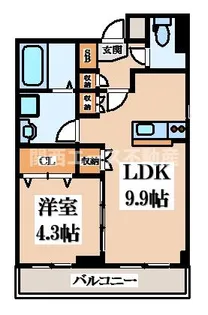 昭和エコタワーレジデンス【1階】の間取り