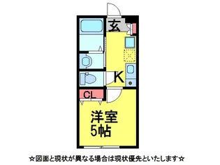 レオ伍拾壱番館【1階】の間取り