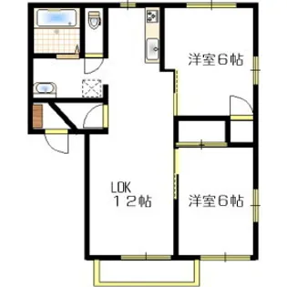 フェニックスA【2階】の間取り