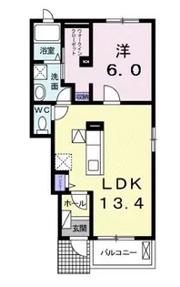 I・Sanctuary II【1階】の間取り