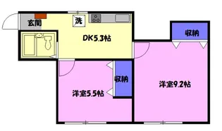 第2中村ビル【3階】の間取り