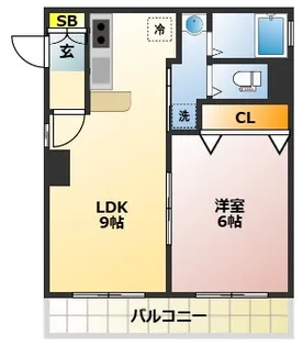関根高島平コーポ【4階】の間取り