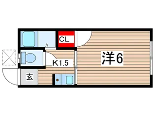 マロンハイデンス【1階】の間取り