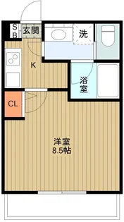 グローリー K.【3階】の間取り