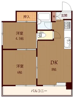 リバーサイドFK【7階】の間取り