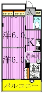隈田六町ビル【5階】の間取り