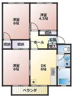 アークガーデン A棟【2階】の間取り
