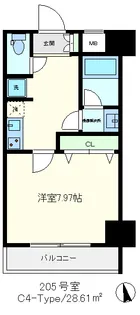 コンフォルトカーサ【2階】の間取り