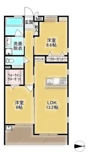 GARDEN大和田【2階】の間取り