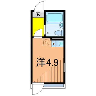 リブ亀有【1階】の間取り