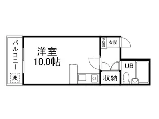 ジョイフル宇治【3階】の間取り