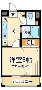 サンパラッツオ弐番館 当社管理物件【4階】の間取り