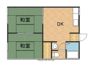 サングリア小笠B【2階】の間取り