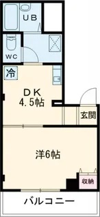 オレンジタウンA棟【1階】の間取り
