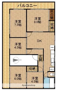 Jシーダ【2階】の間取り
