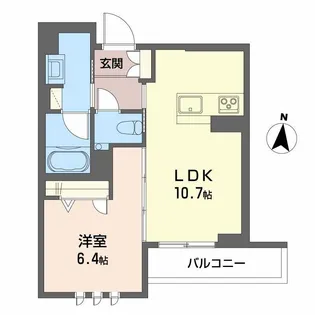 ザ・シグマ上杉【1階】の間取り