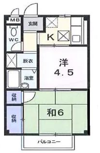 マナハイツ【2階】の間取り