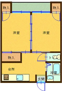 ラ・カーサ小荷駄町【1階】の間取り