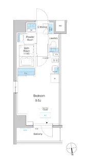 プレディアコート小岩【2階】の間取り