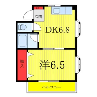 メモリー幸町【2階】の間取り