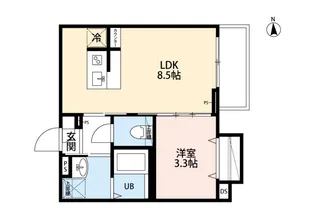 THE CULLINAN EST【2階】の間取り