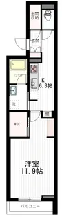 ロッシェ榴岡【2階】の間取り