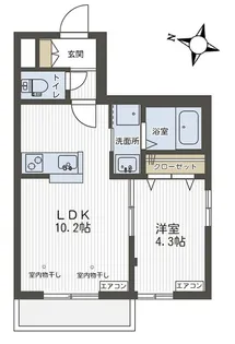 Grand Chariot【1階】の間取り