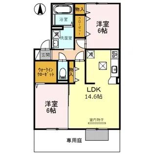 ECO SOLEIL B【1階】の間取り