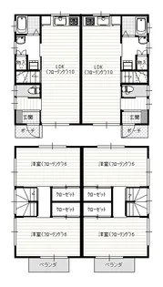 エクセラン瀬木【1階】の間取り