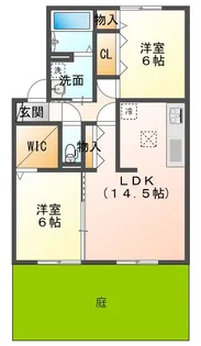 ECO SOLEIL【1階】の間取り