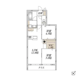 Sanctuary Garden【1階】の間取り