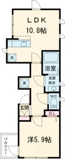 エスケンプランドール【2階】の間取り