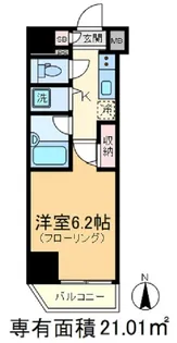 ガーラ・シティ王子【9階】の間取り