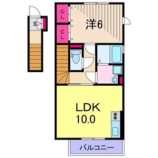 ネブラスカ【2階】の間取り