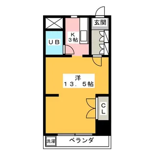 サンプラーザ【6階】の間取り