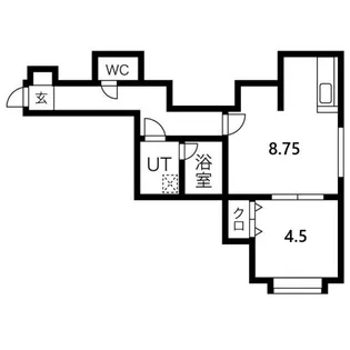 マンションアスリート【3階】の間取り