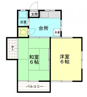 メゾンマツモトC棟【2階】の間取り
