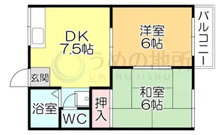 ストリーム荒木【2階】の間取り