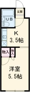 サンヨウマンション【3階】の間取り
