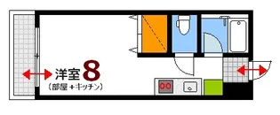 アルティメイトbuilding舟入中町【4階】の間取り
