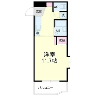 アップル第3マンション【5階】の間取り