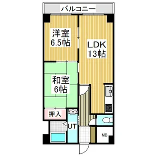 グランドール緑町【4階】の間取り
