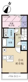 ベルクハイム松原【2階】の間取り