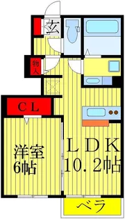 エスポワールIII【1階】の間取り