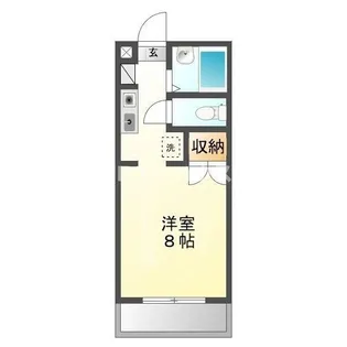 メイプルI【2階】の間取り