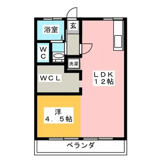 カサブエナ【2階】の間取り