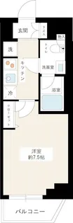 HY’s crecer 清澄白河【6階】の間取り